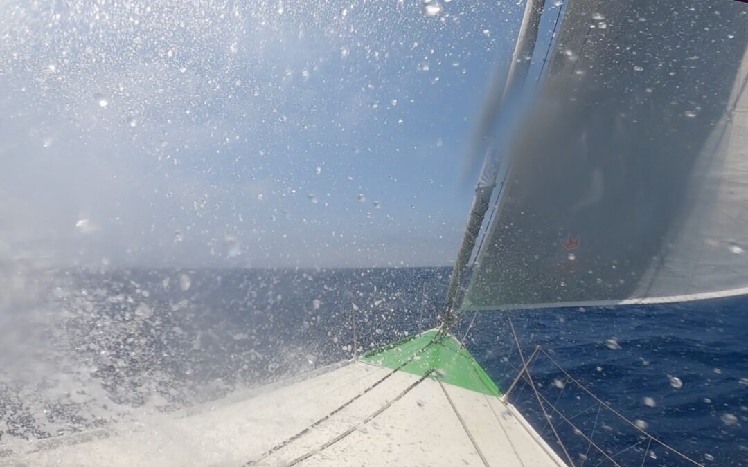 June 16 – Approaching the finish of my 2,000 NM qualifier passage